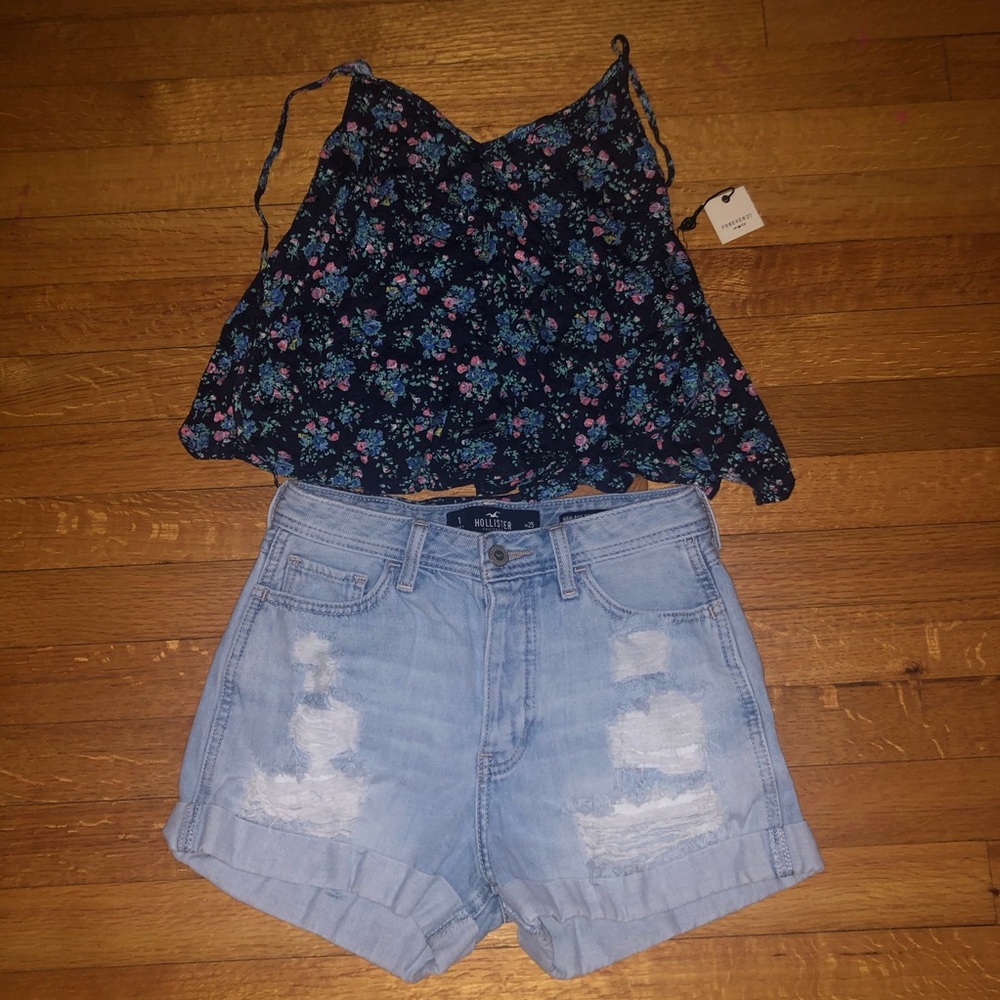 Shorts and shirt